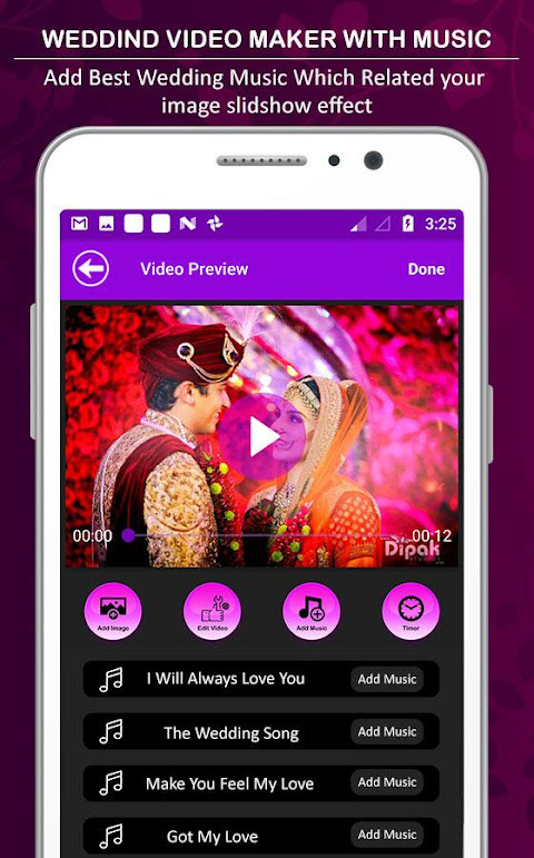 Wedding Video Maker With Music screenshot image 10_Popularmodapk.com