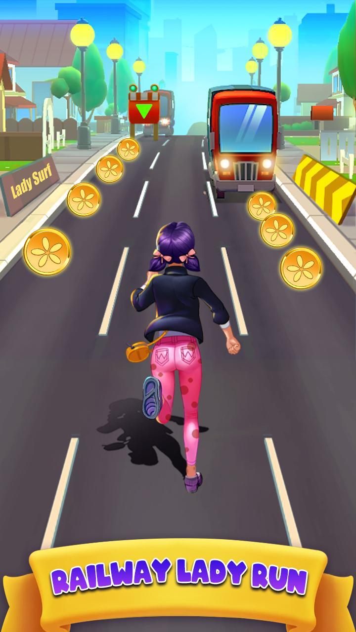 Railway train lady surfs screenshot image 1_Popularmodapk.com