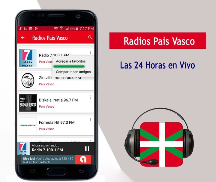 Radios País vasco Spain screenshot image 3_Popularmodapk.com