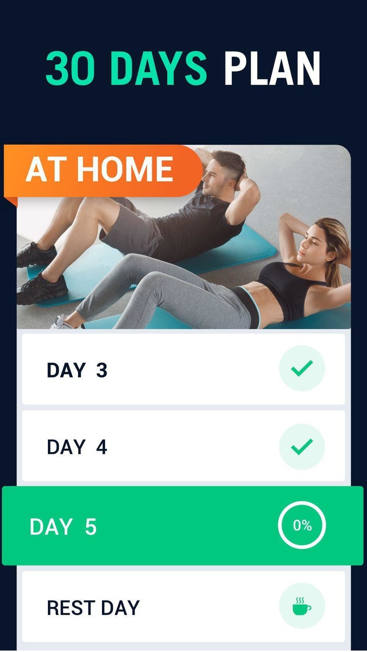 30 Day Fitness Challenge screenshot image 2_Popularmodapk.com