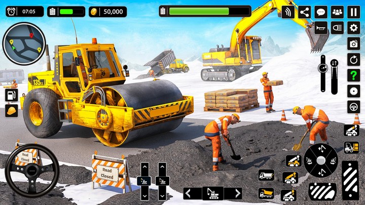 Snow Offroad Construction Game screenshot image 4_Popularmodapk.com
