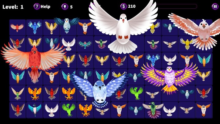 Merge Wings: Onet Puzzles screenshot image 1_Popularmodapk.com
