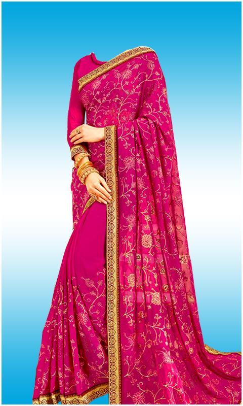 Fashion Georgette Women Sarees screenshot image 2_Popularmodapk.com