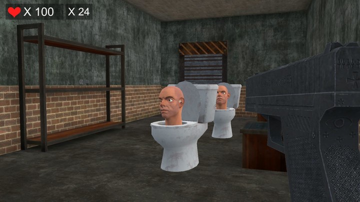 Evil Toilet Monster Hunt screenshot image 1_Popularmodapk.com