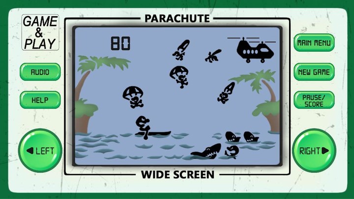 PARACHUTE: 80s arcade games screenshot image 1_Popularmodapk.com