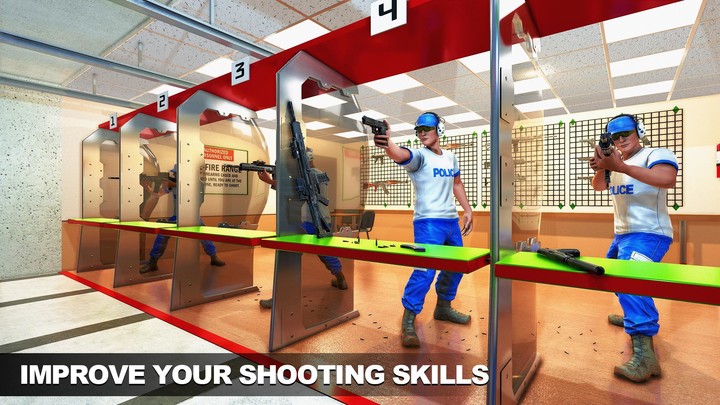 Police Training Gun Shooting screenshot image 2_Popularmodapk.com