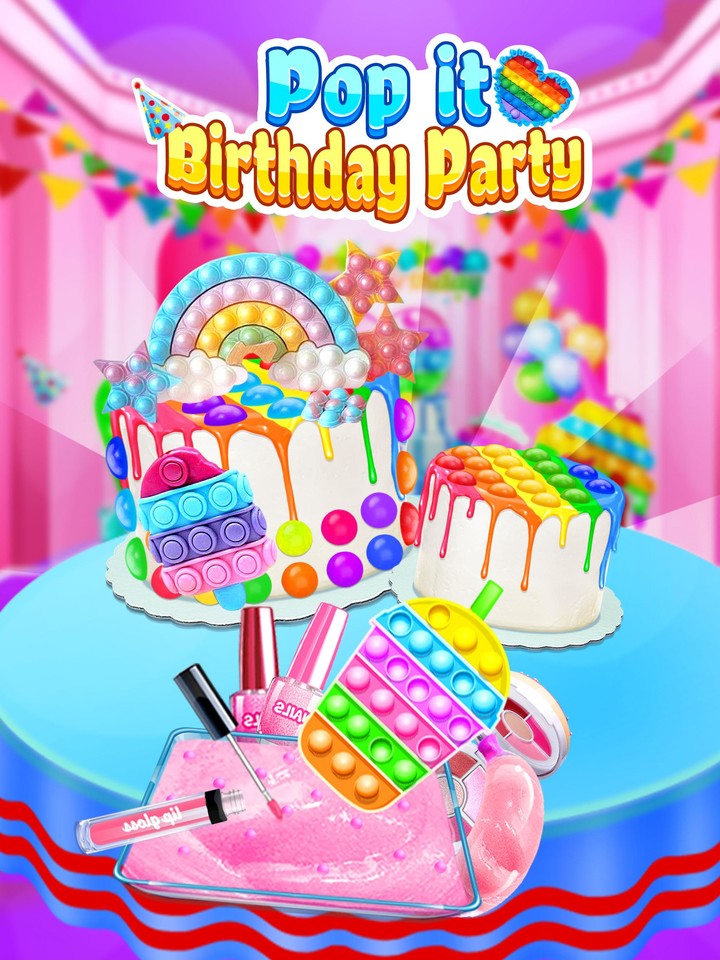 Pop It Birthday Party screenshot image 1_Popularmodapk.com