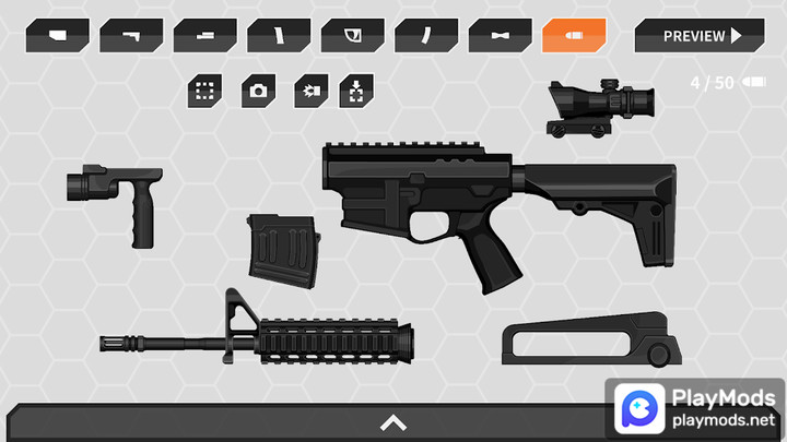 Gun Maker - Design & Action<span>(No ads)</span> screenshot image 5_Popularmodapk.com