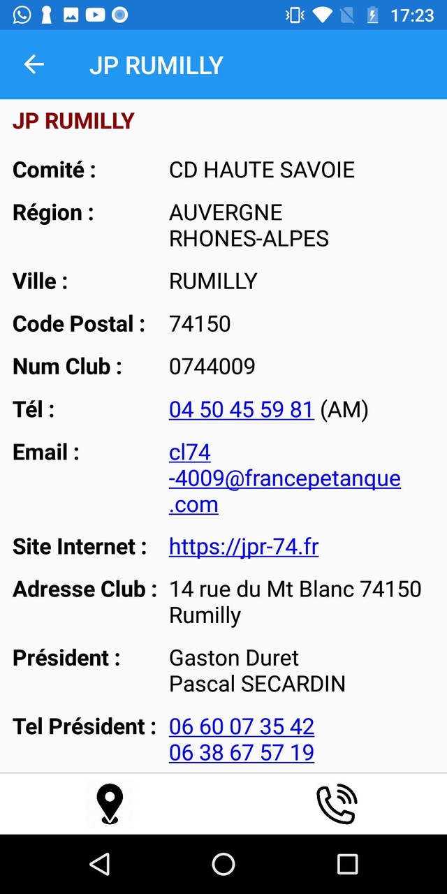 Pétanque Calendriers Concours screenshot image 4_Popularmodapk.com