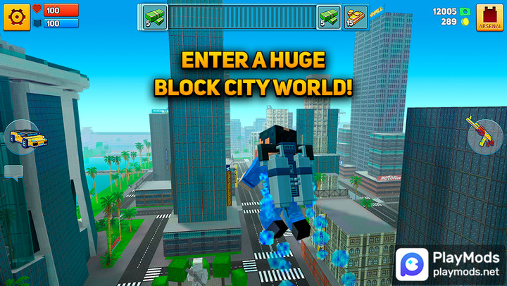 Block City Wars: Pixel Shooter with Battle Royale<span>(Endless bullets)</span> screenshot image 7_Popularmodapk.com