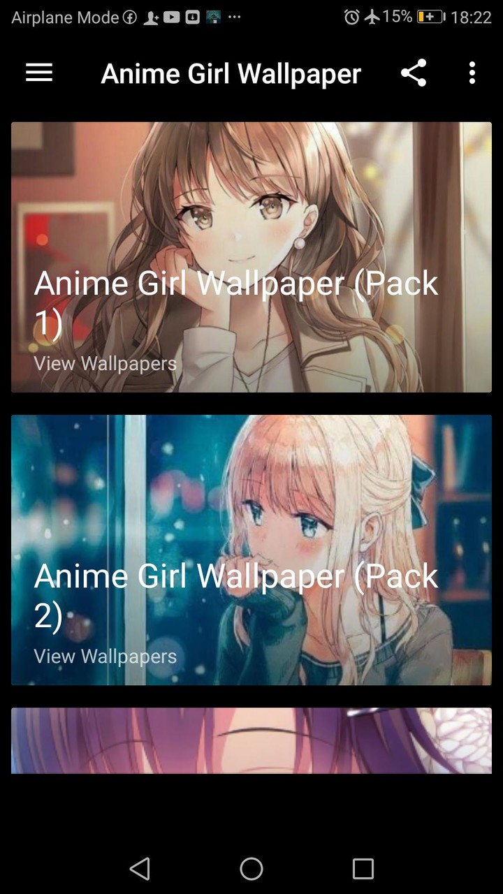 Anime girl wallpaper HD screenshot image 1_Popularmodapk.com