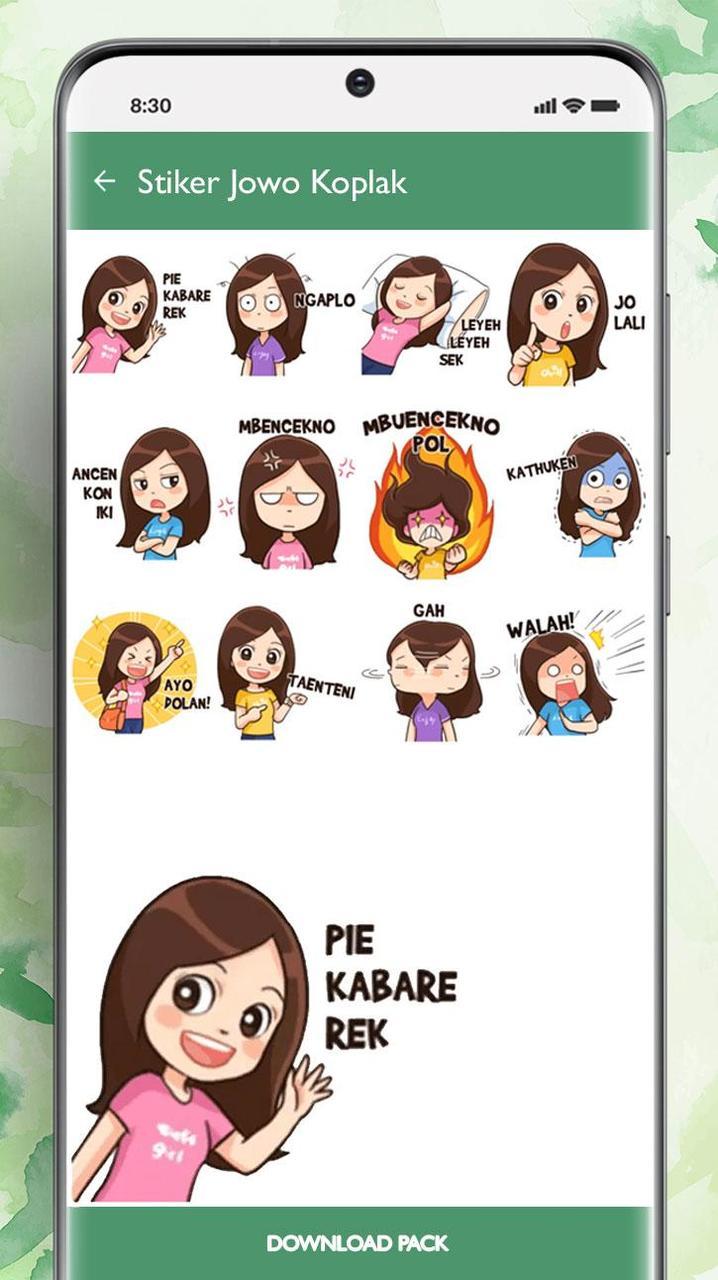 Stiker Jowo Koplak Lucu Misuh screenshot image 9_Popularmodapk.com