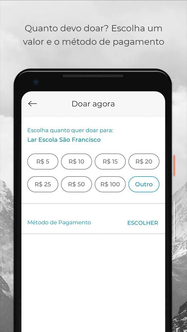 Denario - Doação fácil e segura para ONGs sérias screenshot image 3_Popularmodapk.com