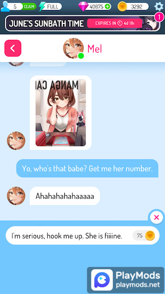 Eroblast: Waifu Dating Sim<span>(Unlimited Money)</span> screenshot image 5_Popularmodapk.com