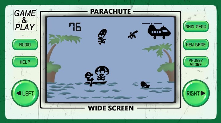PARACHUTE: 80s arcade games screenshot image 2_Popularmodapk.com