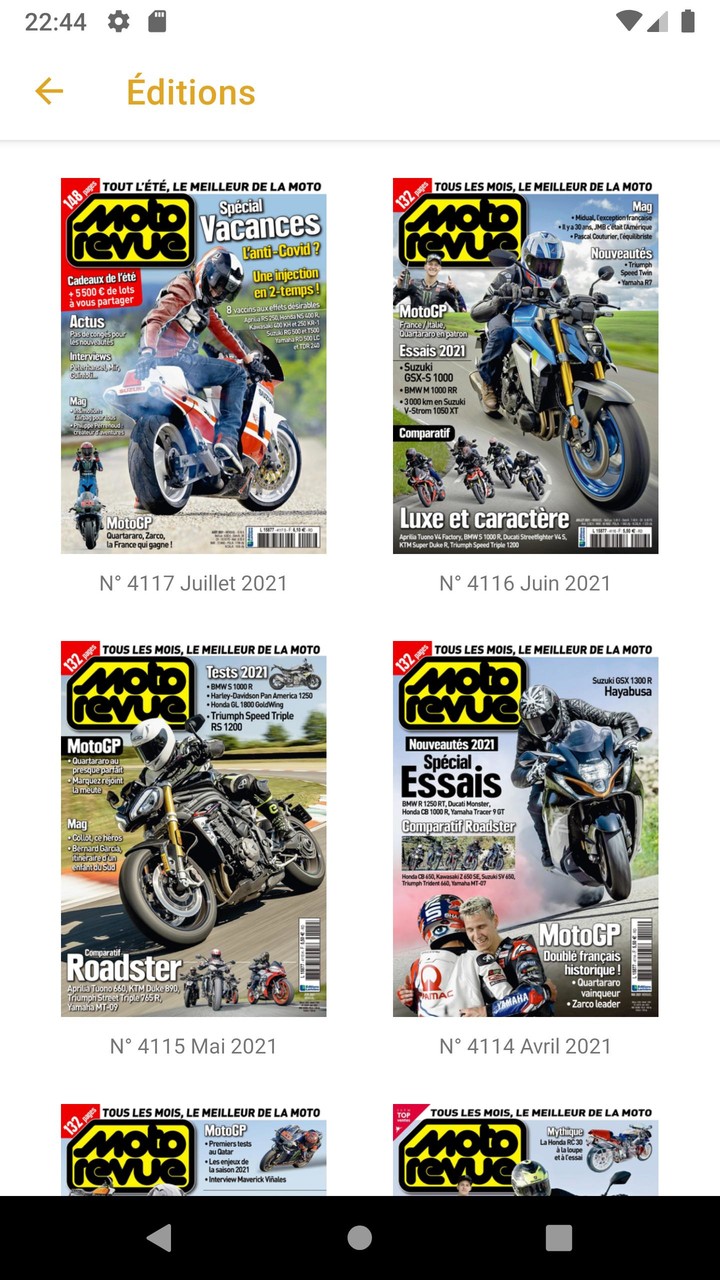 Moto Revue Magazine screenshot image 6_Popularmodapk.com