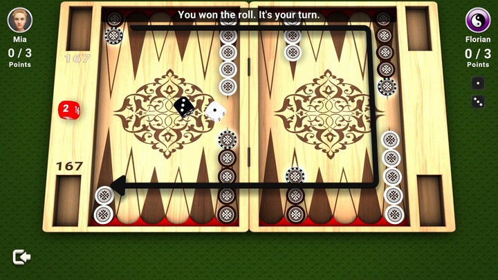 Backgammon -  Board Game screenshot image 3_Popularmodapk.com
