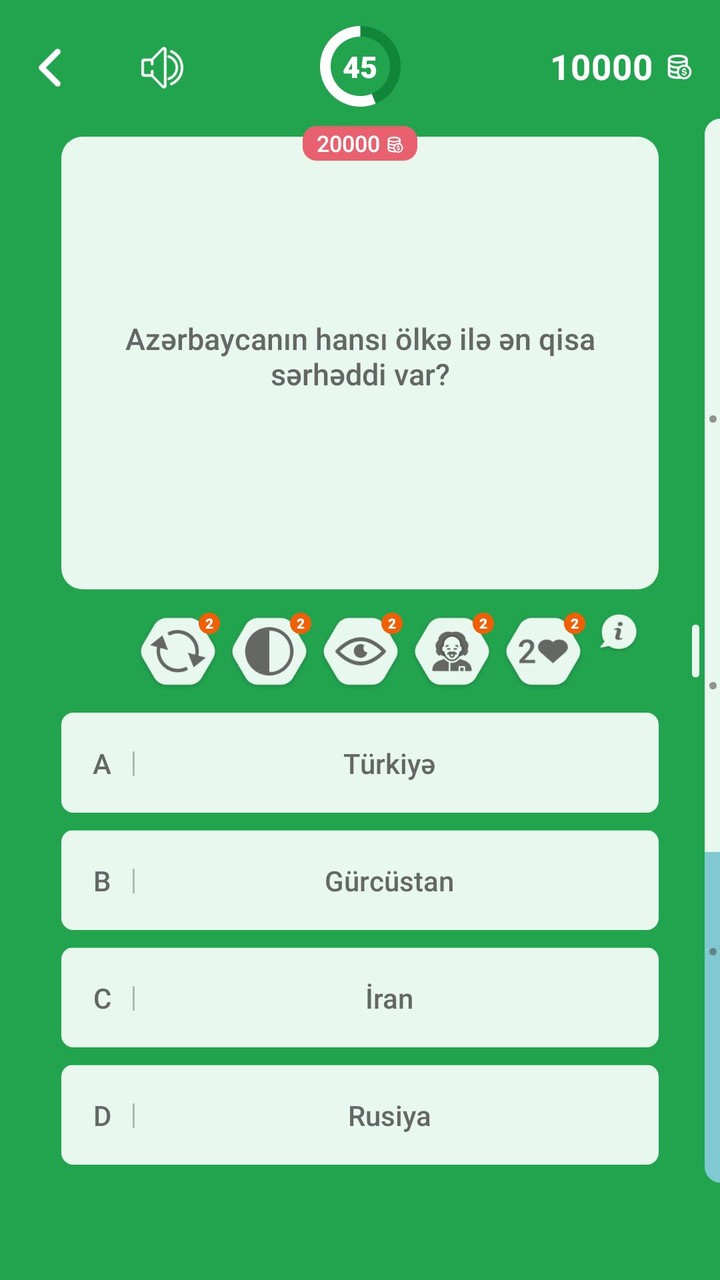 Milyonçu: Azərbaycan coğrafiya screenshot image 2_Popularmodapk.com