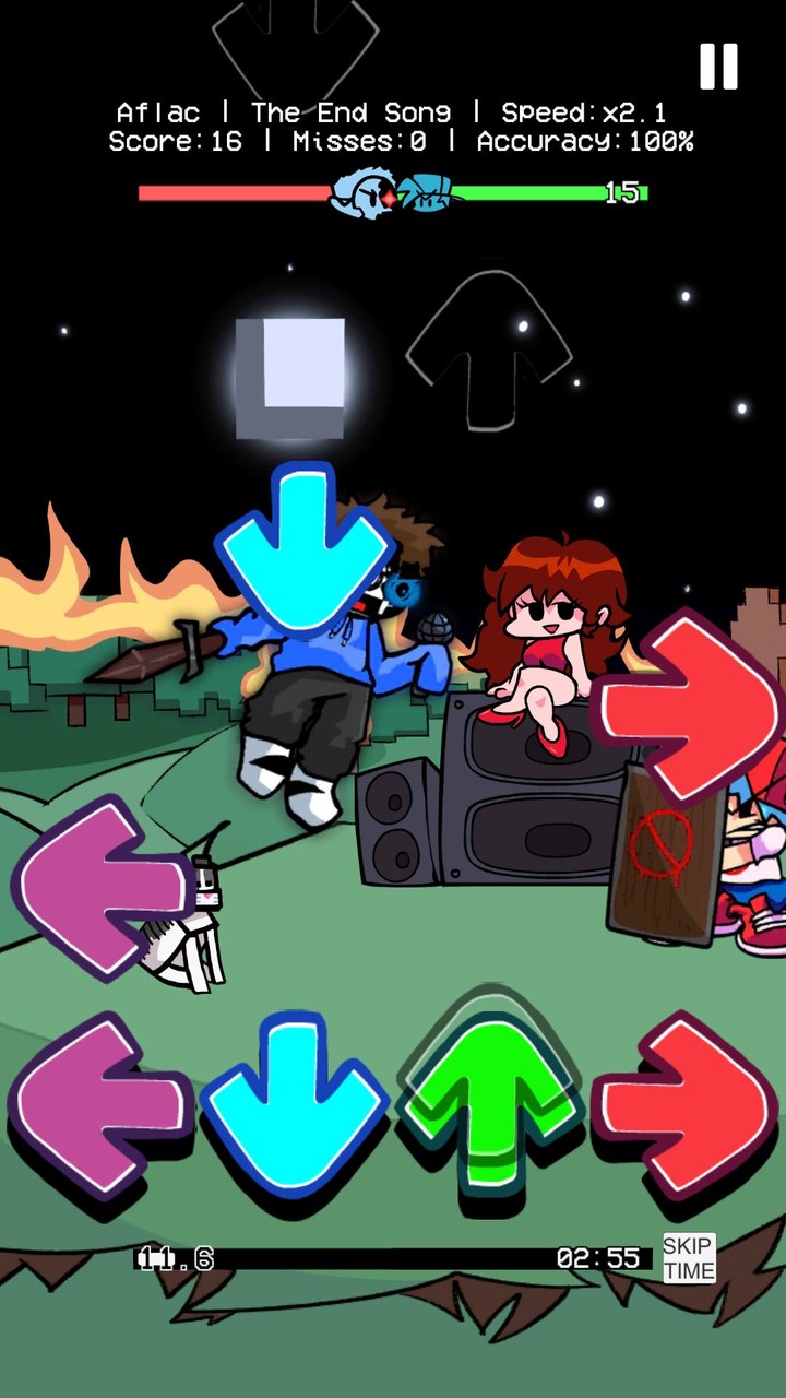 FNF mod for MCPE screenshot image 1_Popularmodapk.com