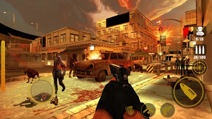 Zombie Hunt: Dead zone screenshot image 3_Popularmodapk.com