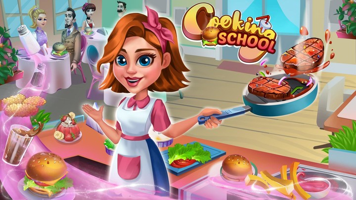 Cooking School Games for Girls screenshot image 3_Popularmodapk.com