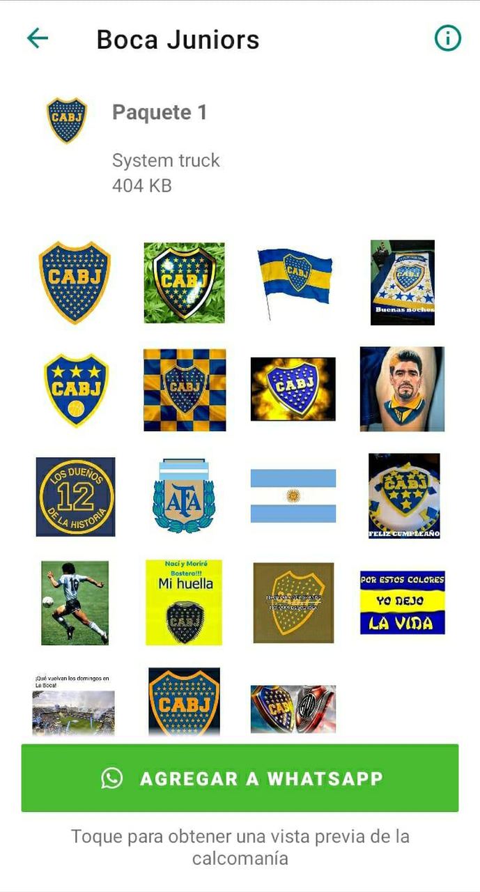 Stickers de Boca Juniors screenshot image 6_Popularmodapk.com