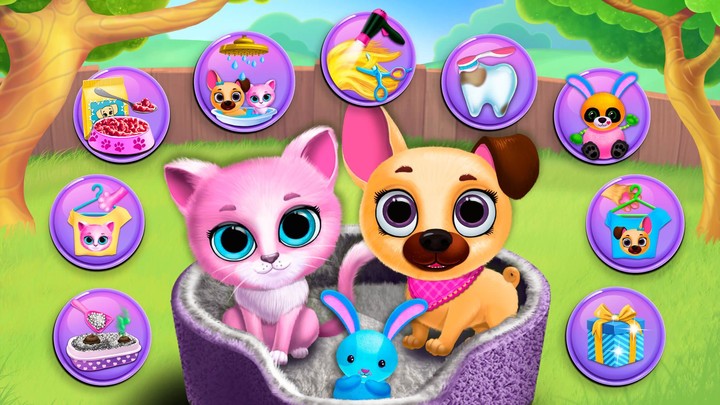 Kiki & Fifi Pet Friends - Virtual Cat & Dog Care screenshot image 1_Popularmodapk.com