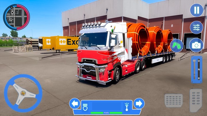 Euro Truck Simulator Games 3D screenshot image 2_Popularmodapk.com