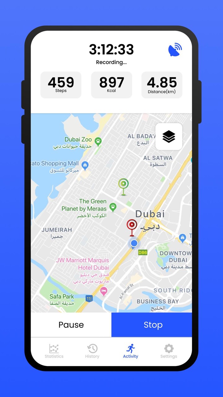 Running Fitness & Map Tracker screenshot image 6_Popularmodapk.com