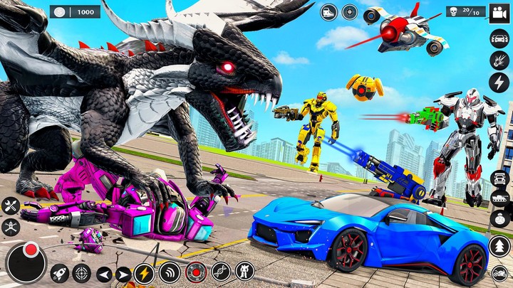Dragon Robot Car Transform screenshot image 1_Popularmodapk.com