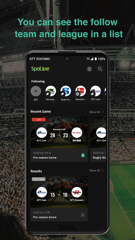 SpoLive: Live Sports&Cheering screenshot image 4_Popularmodapk.com