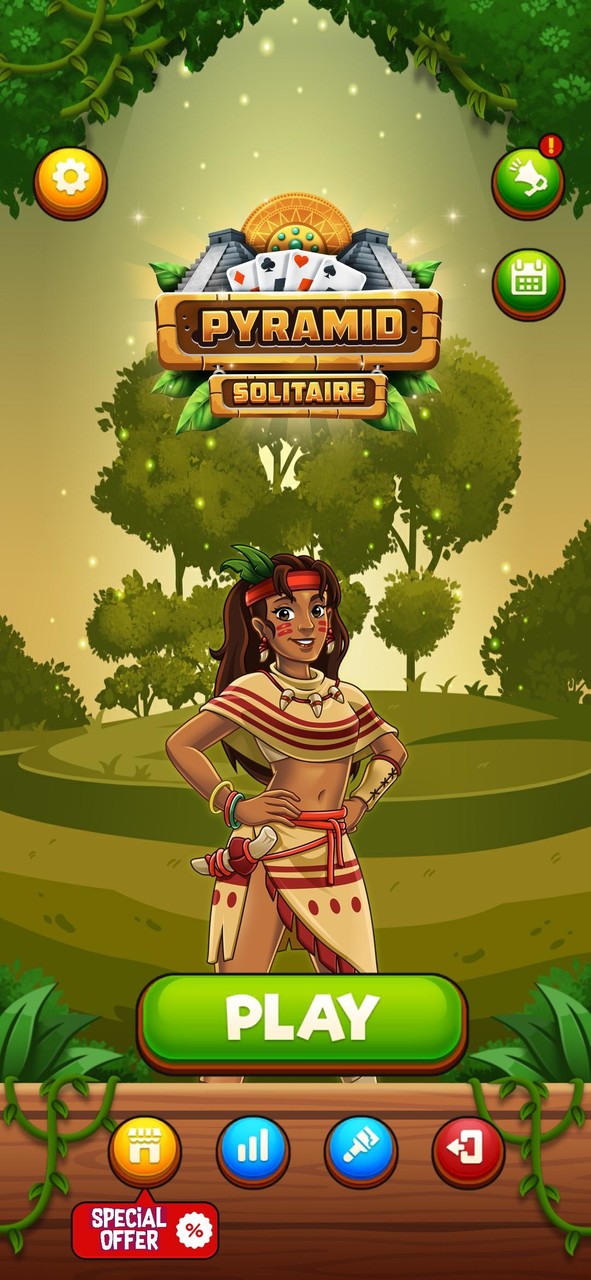 Pyramid Solitaire screenshot image 1_Popularmodapk.com