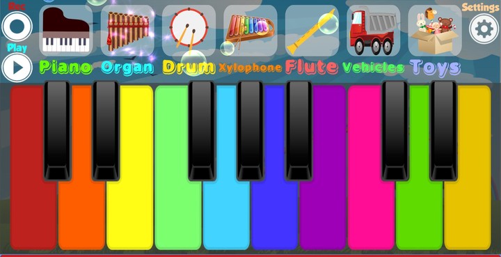 Kids Piano screenshot image 1_Popularmodapk.com