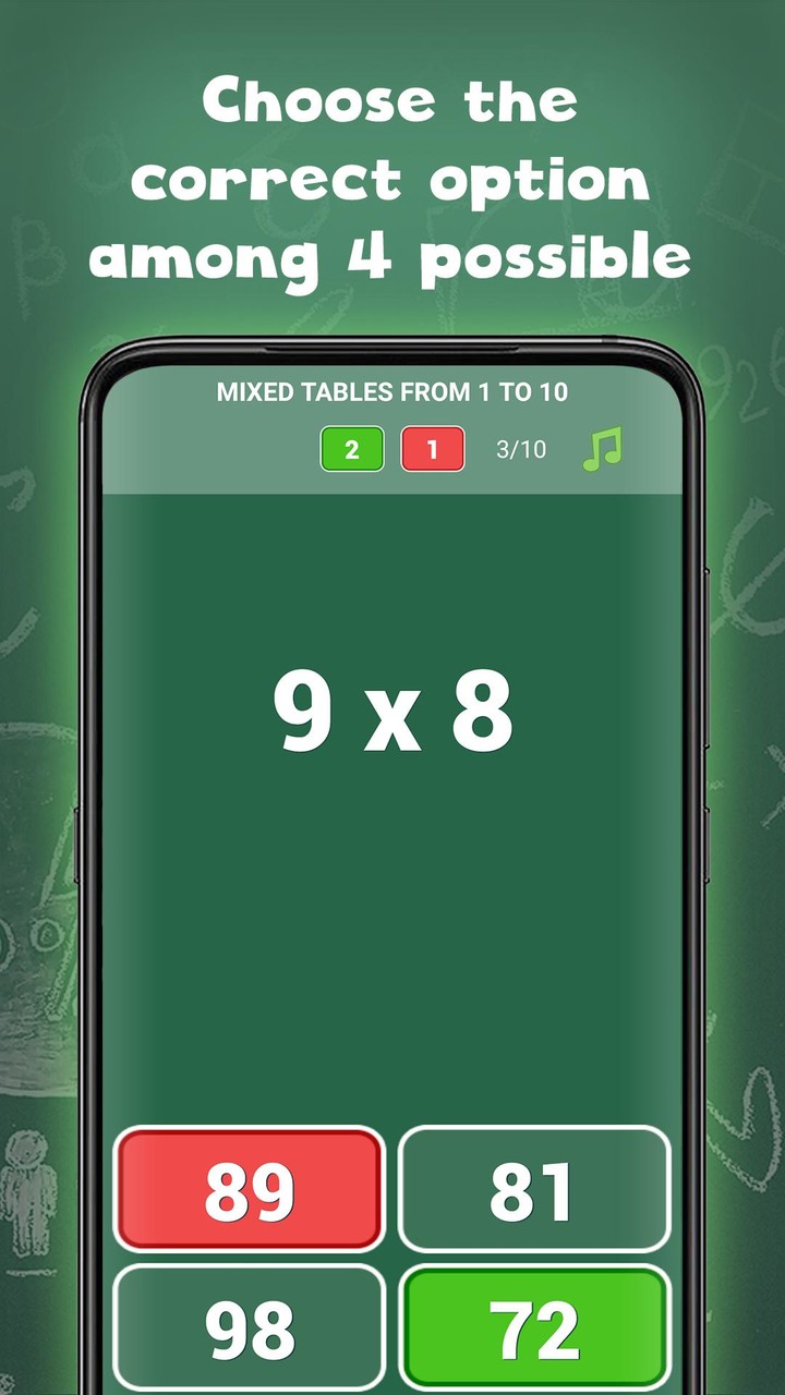 Multiplication tables for kids screenshot image 3_Popularmodapk.com