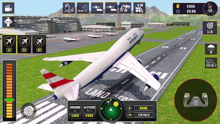 Real Airplane Flight Sim 3D screenshot image 1_Popularmodapk.com