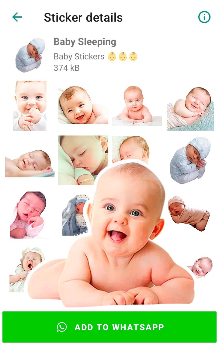 Baby Stickers for WhatsApp screenshot image 8_Popularmodapk.com