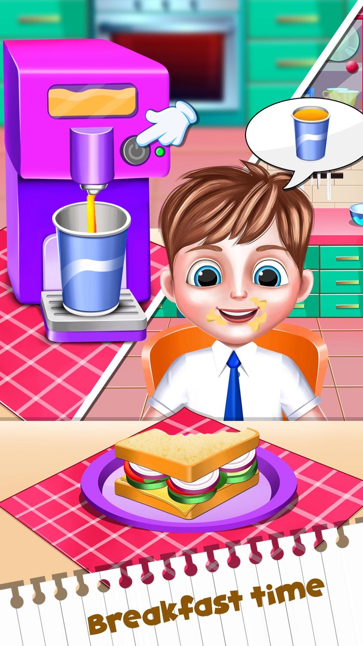 My school life daycare fun screenshot image 9_Popularmodapk.com