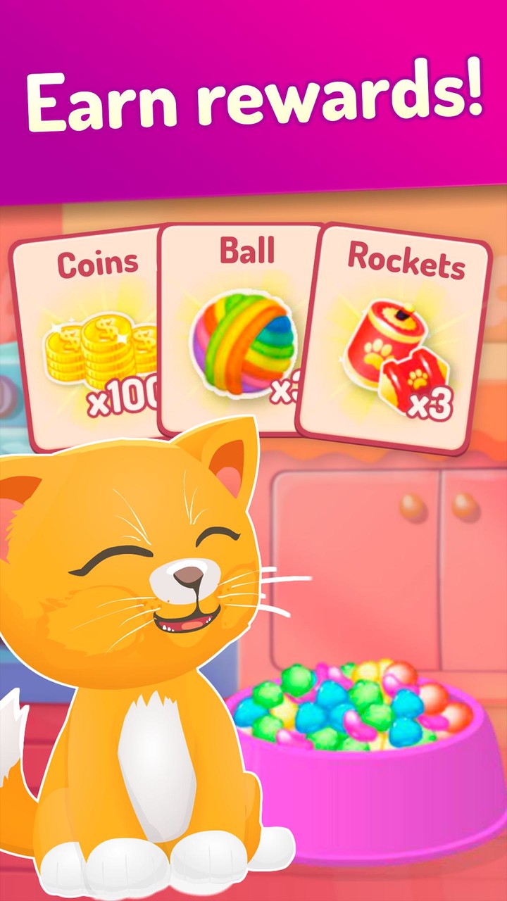 Feed the cat: Cute kitty games screenshot image 5_Popularmodapk.com