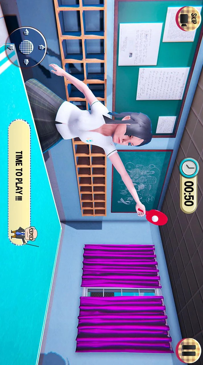 Virtual High School Girl Game- School Simulator 3D(MOD) screenshot image 4_Popularmodapk.com