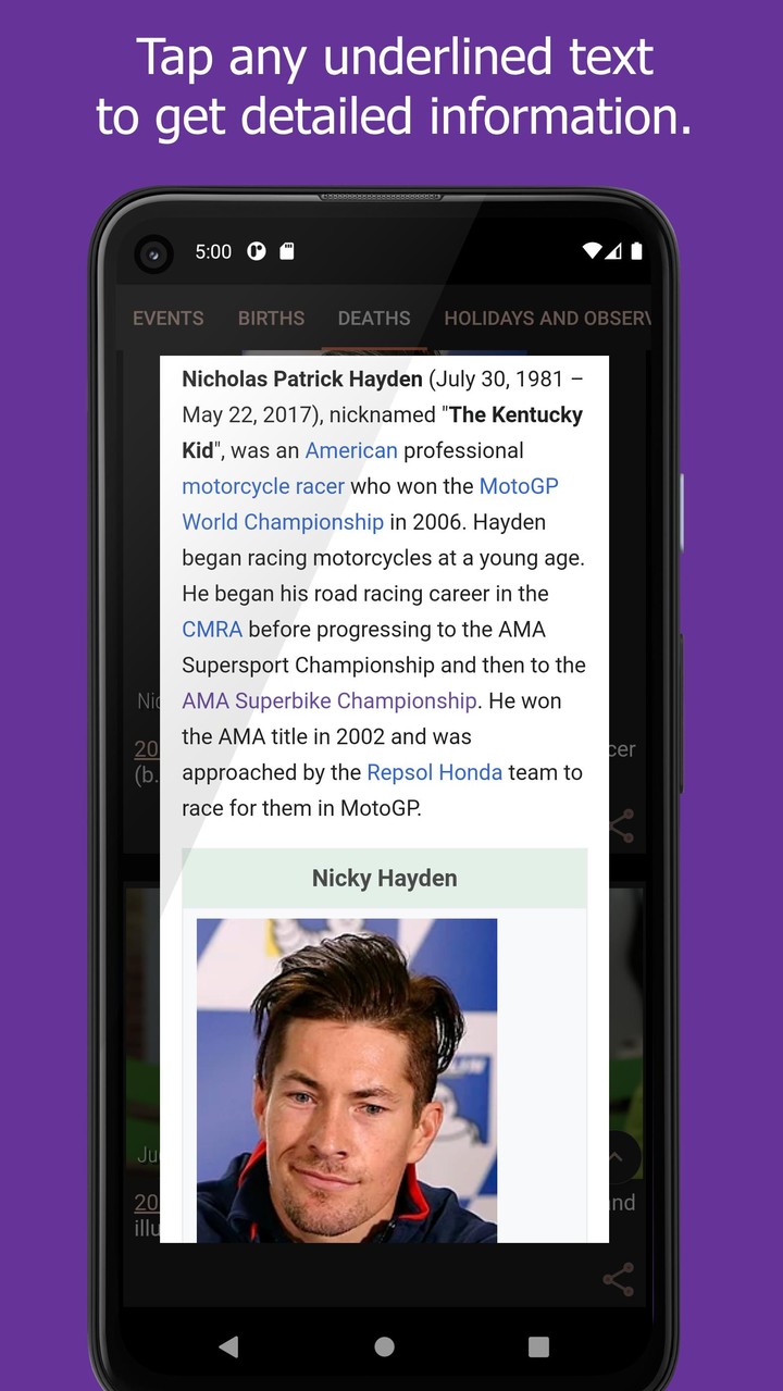 Today in History: what happened today in history? screenshot image 6_Popularmodapk.com