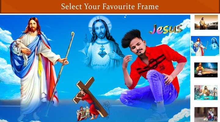 Jesus Photo Frame screenshot image 1_Popularmodapk.com