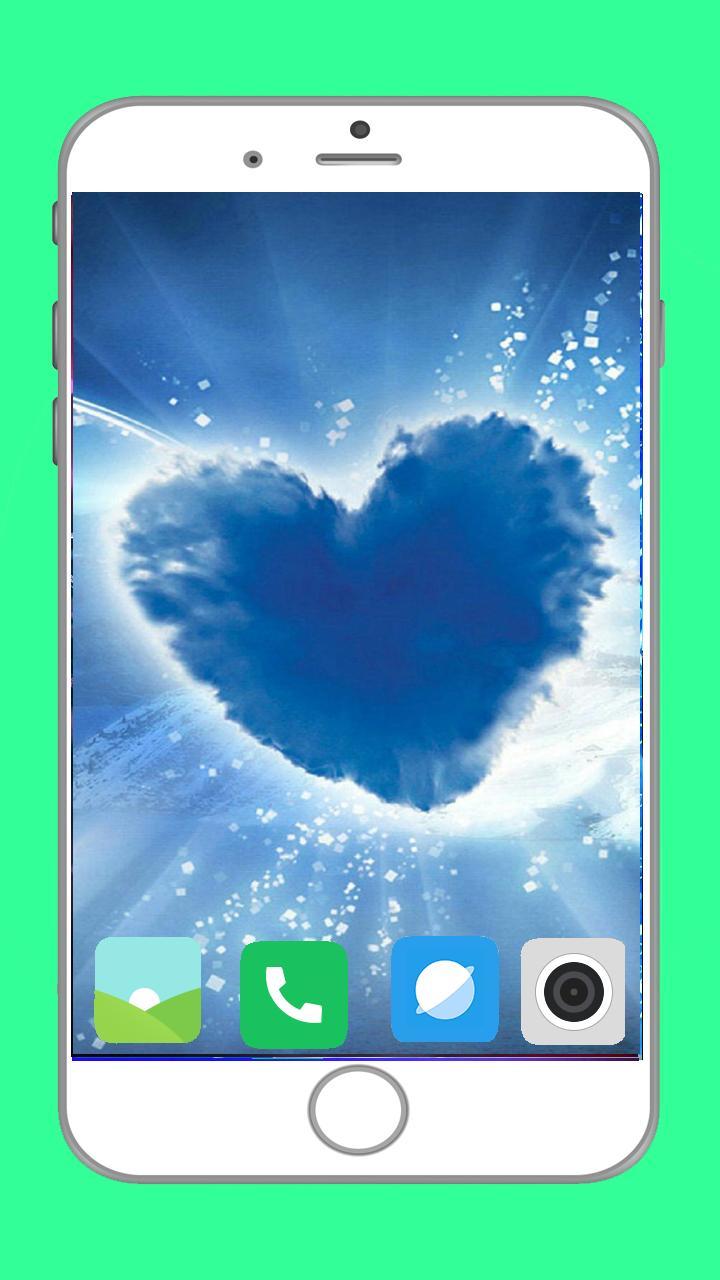 Blue Heart Full HD Wallpaper screenshot image 6_Popularmodapk.com