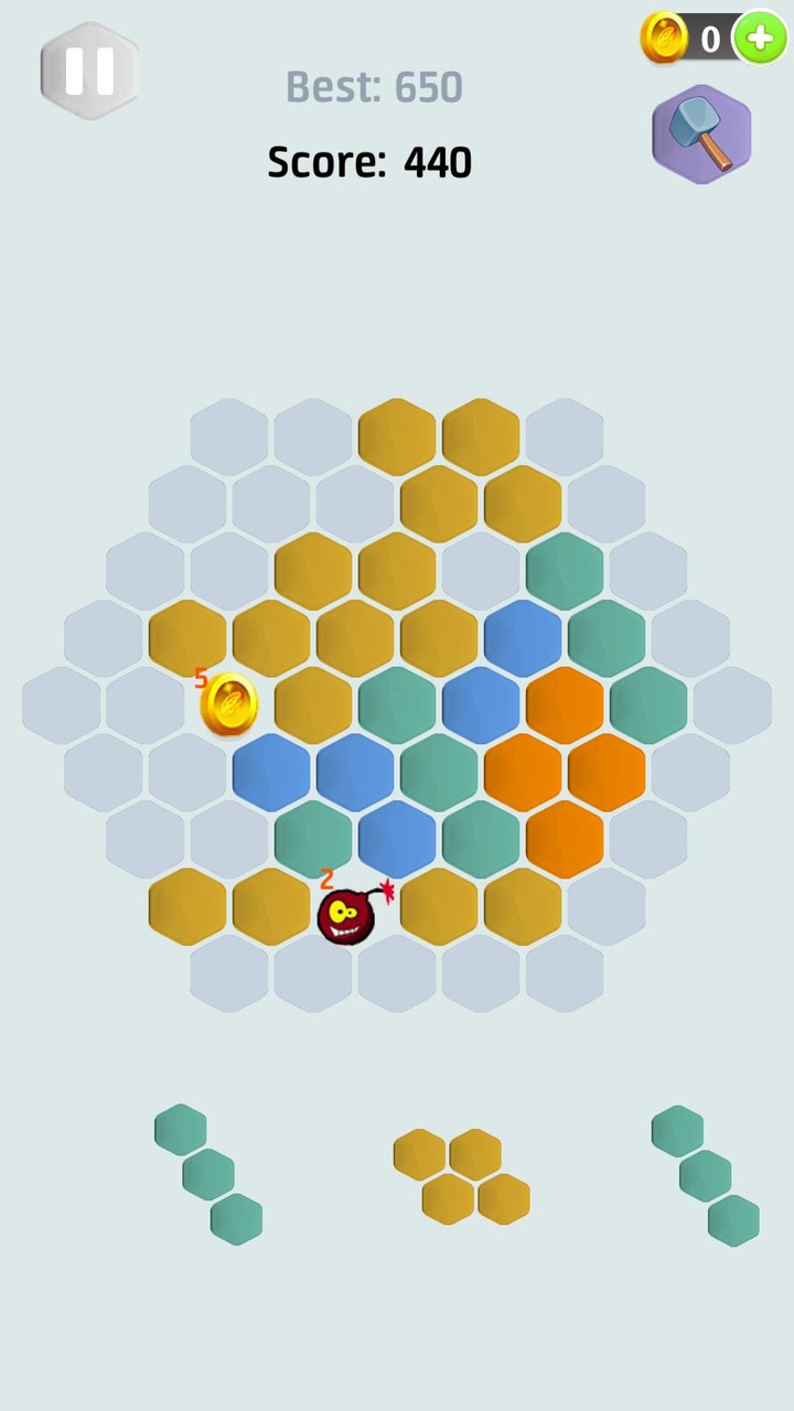hexa block puzzle -three modes screenshot image 1_Popularmodapk.com