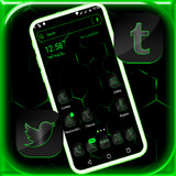 Cool Neon Green Launcher Theme2.0_Popularmodapk.com