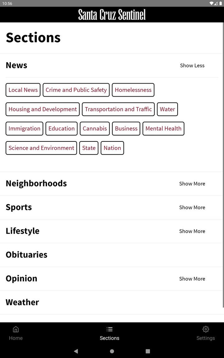Santa Cruz Sentinel screenshot image 11_Popularmodapk.com