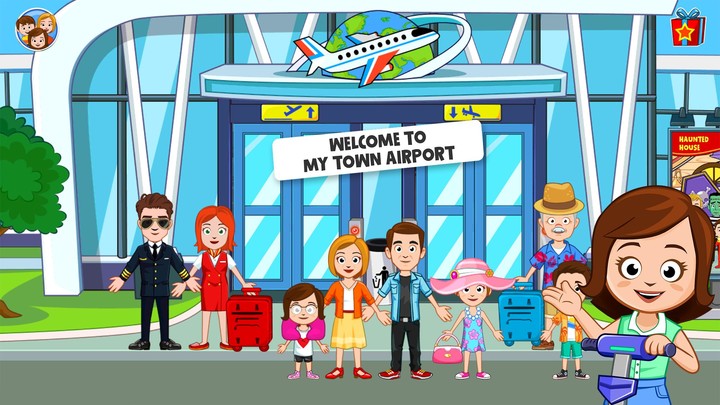 My Town Airport games for kids screenshot image 3_Popularmodapk.com