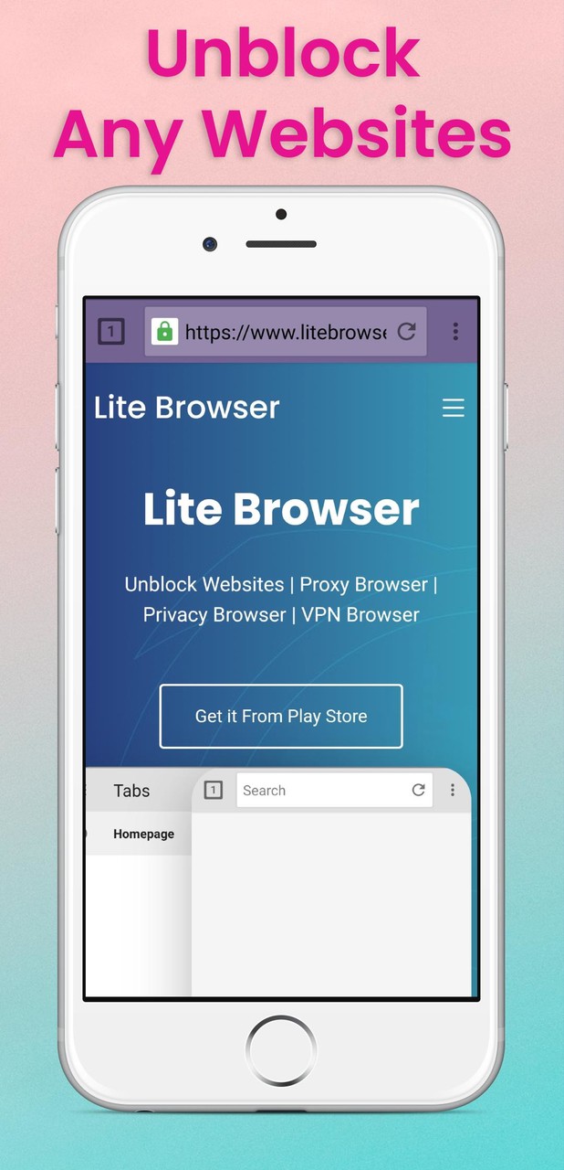 Lite VPN Browser Proxy Browser screenshot image 7_Popularmodapk.com