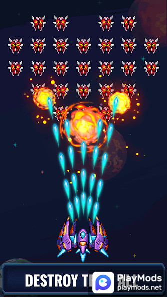 Galaxy Invaders -Space Shooter<span>(Unlimited Money)</span> screenshot image 1_Popularmodapk.com