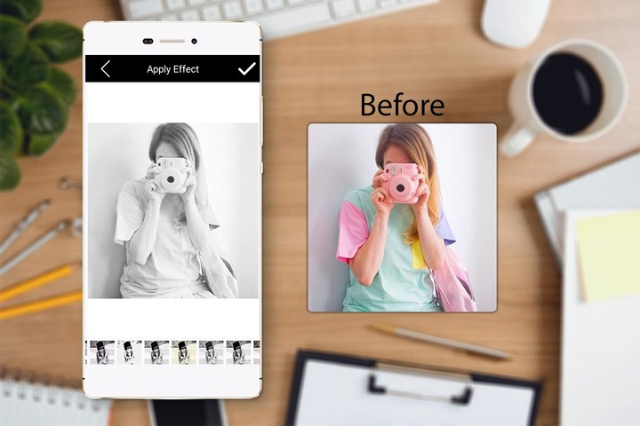 Black And White Photo Effect screenshot image 1_Popularmodapk.com
