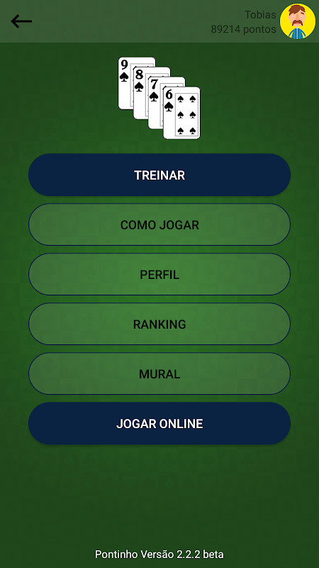 Pontinho - Jogo de Cartas Online screenshot image 1_Popularmodapk.com